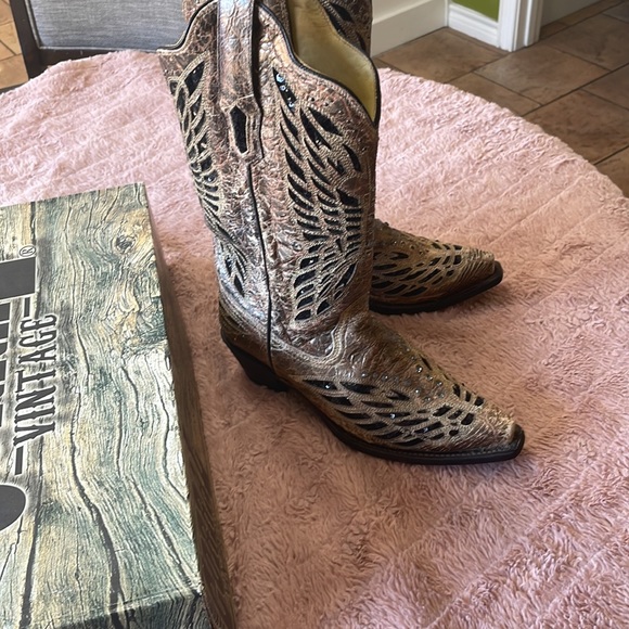 Corral vintage boots- brown - Picture 2 of 9